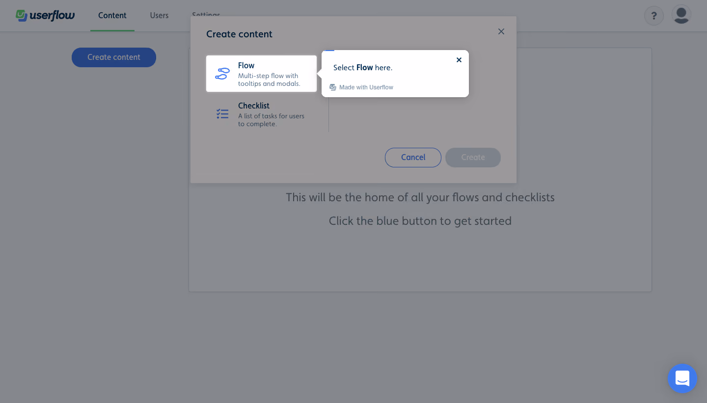 Userflow User Onboarding