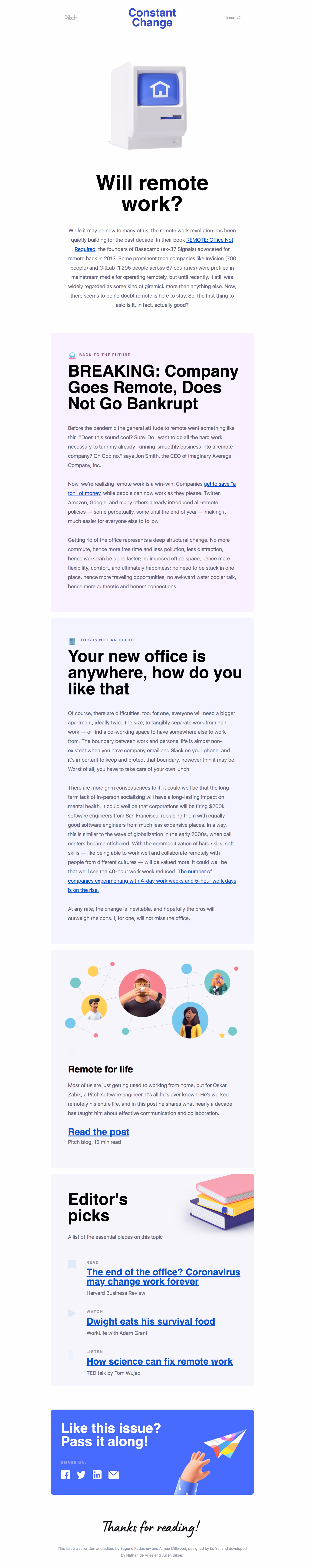Pitch Newsletter