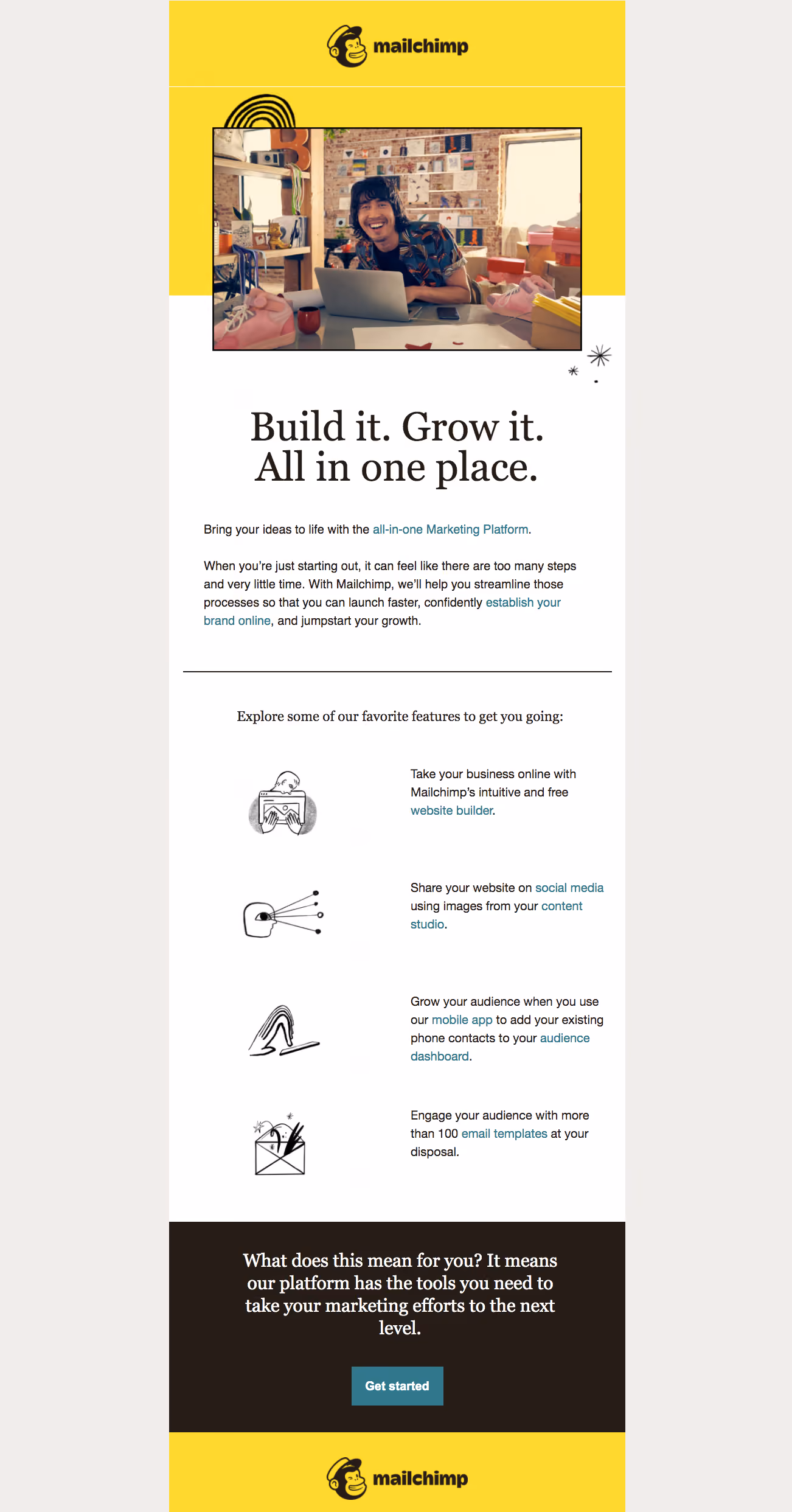 Mailchimp Onboarding Email Flow