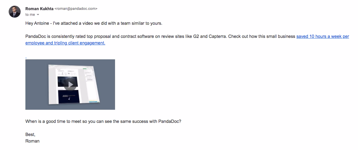 PandaDoc Free Trial Emails