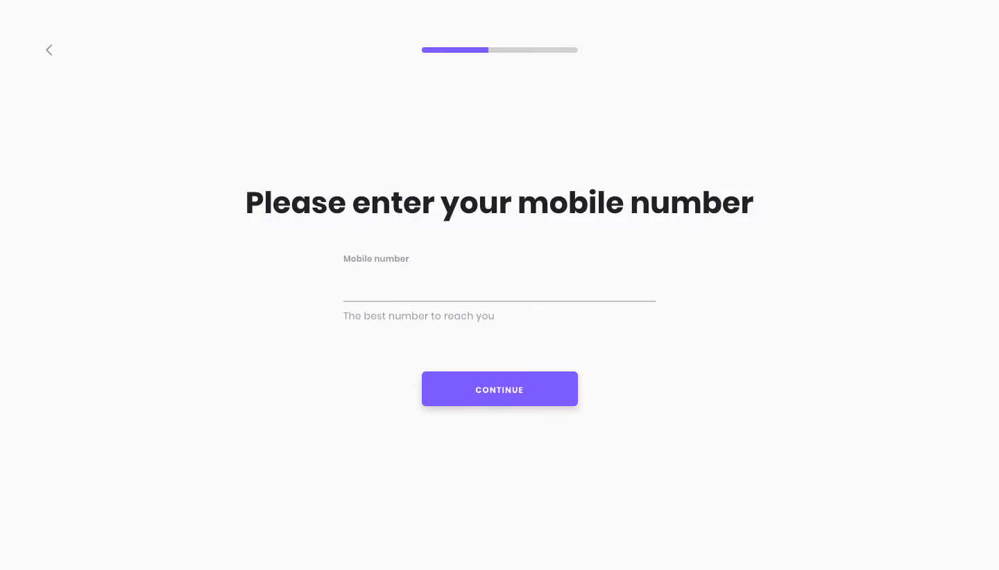 Melio Sign Up Flow