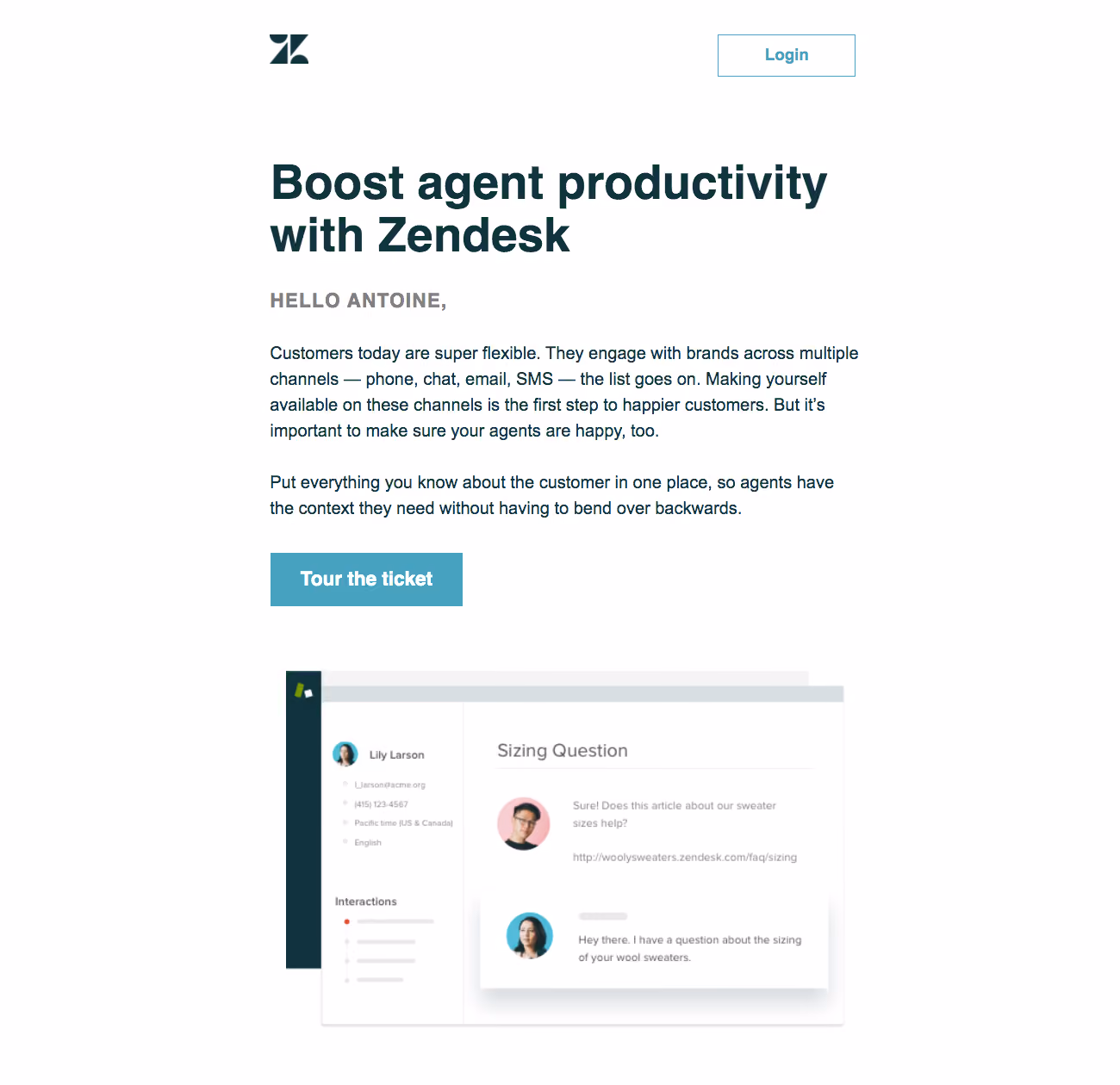 Zendesk Onboarding Emails