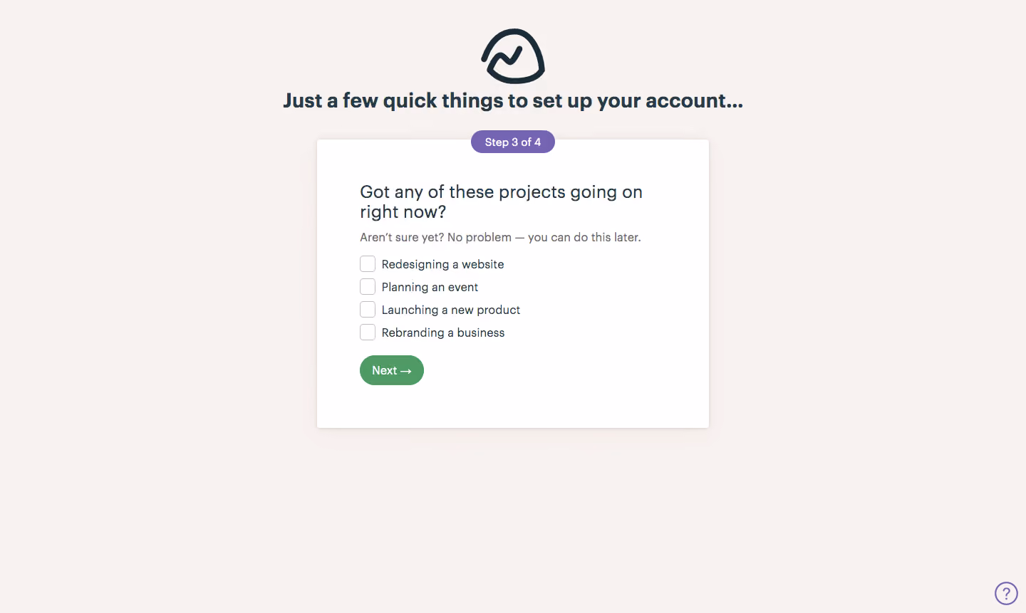 Basecamp Sign Up Flow