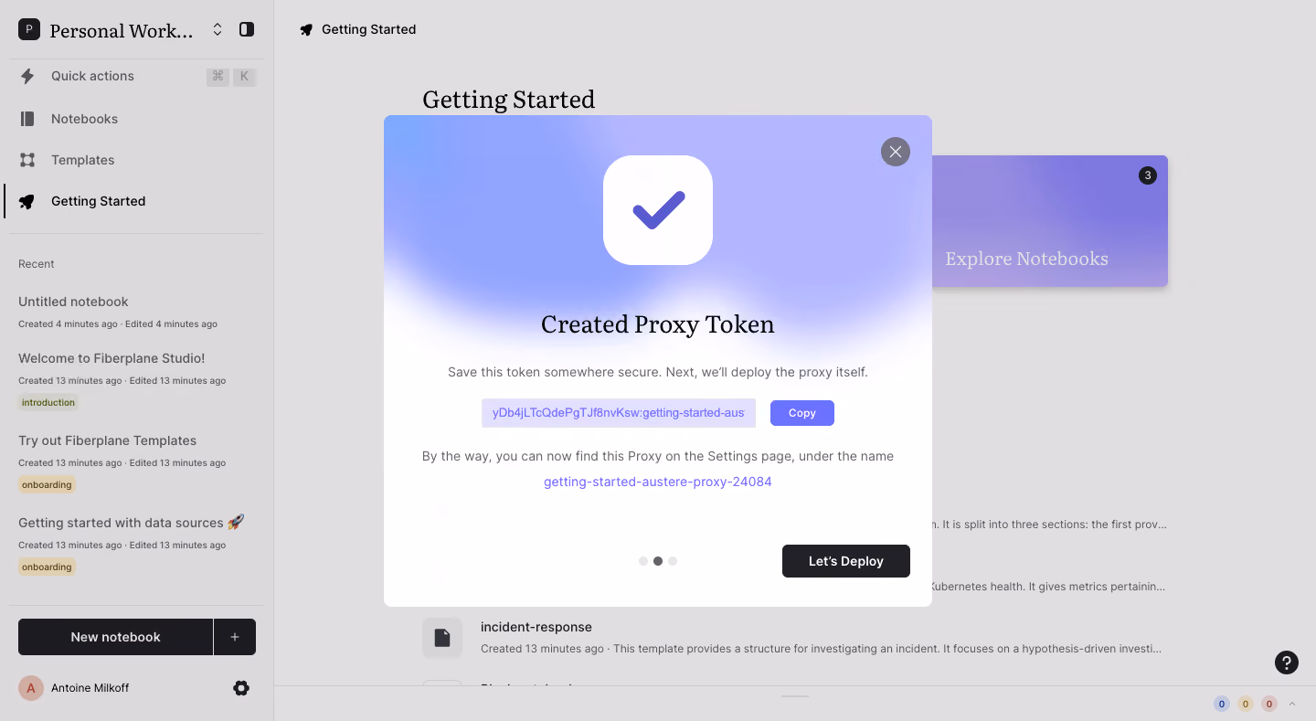 Fiberplane User Onboarding
