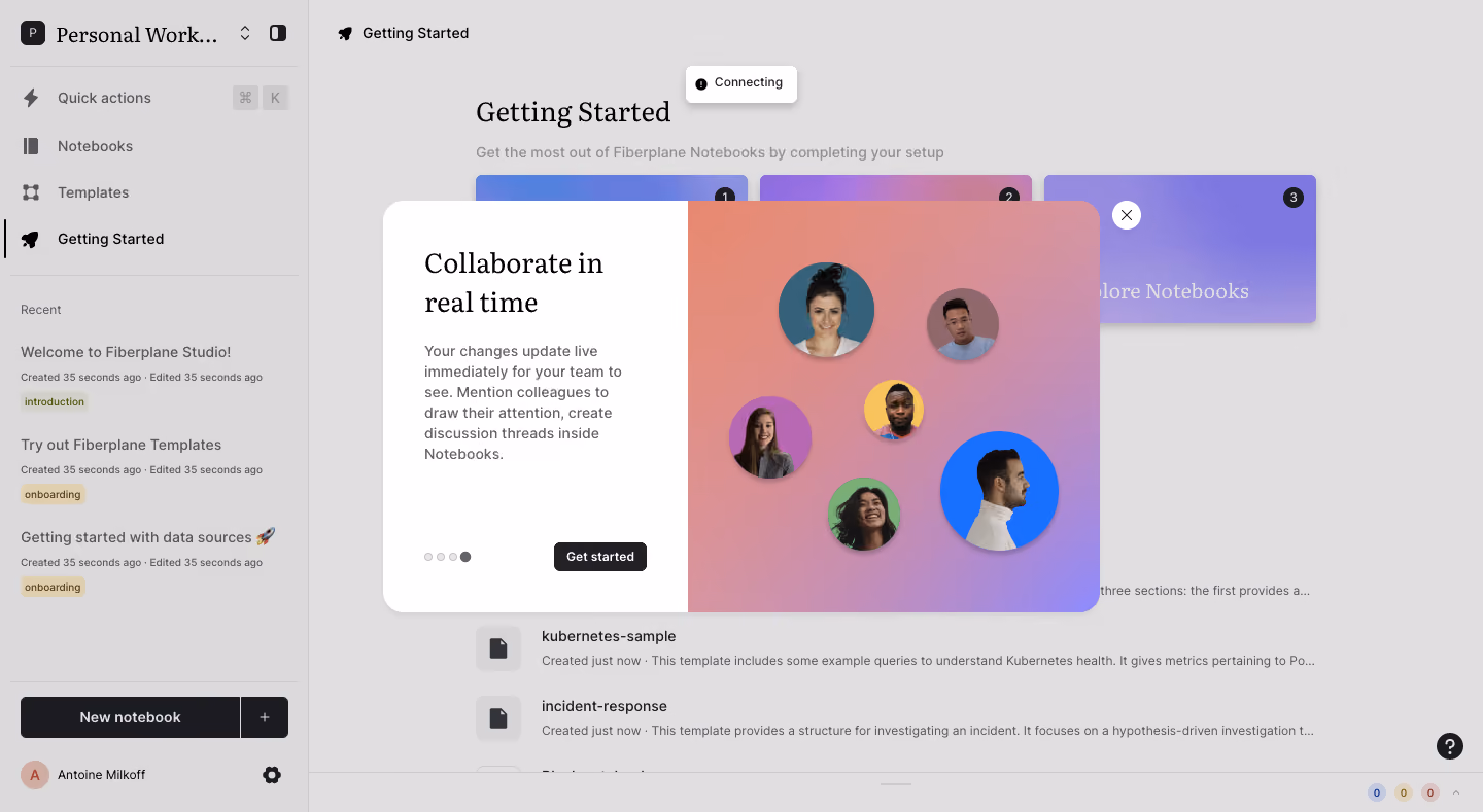 Fiberplane User Onboarding