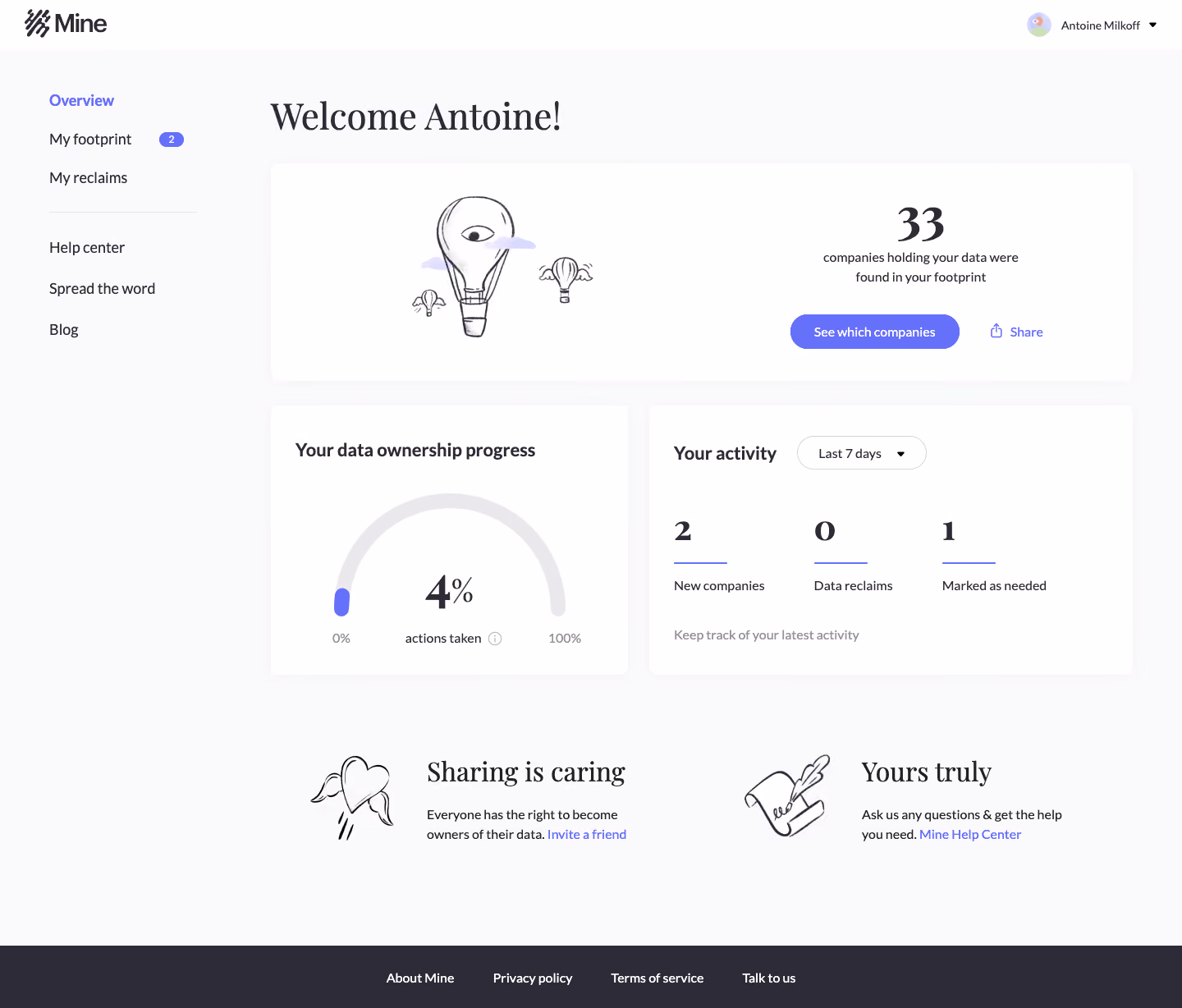 Mine Dashboard
