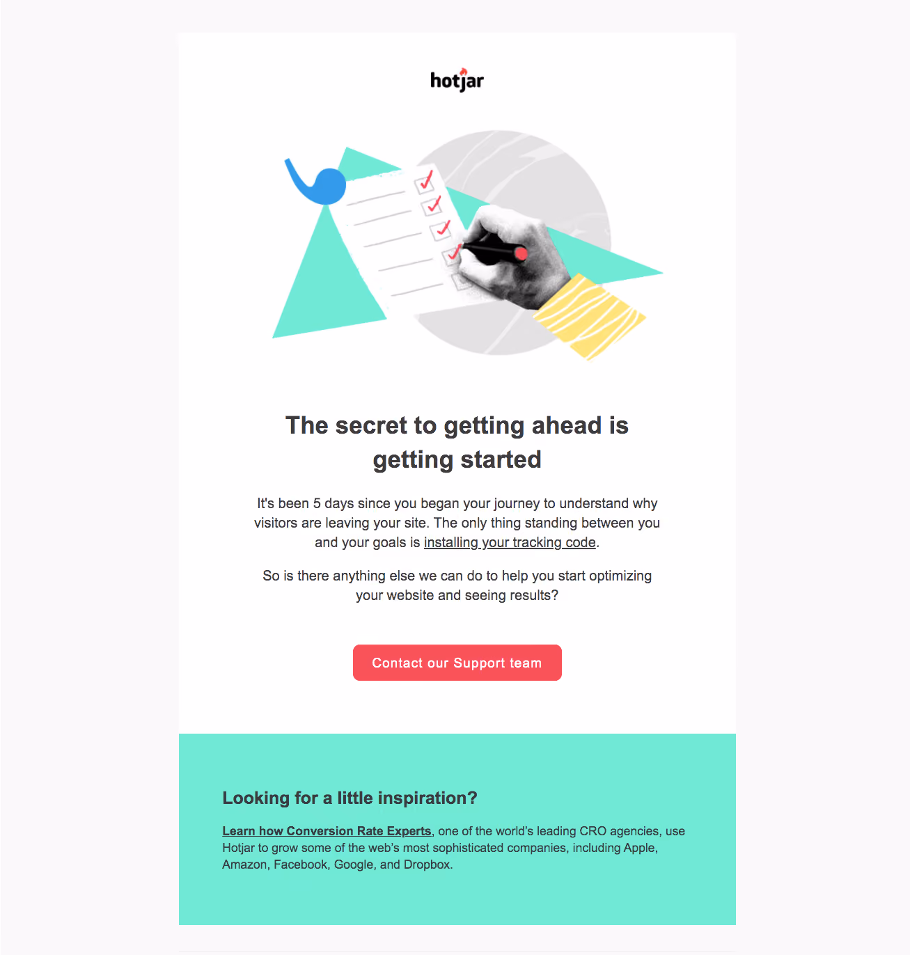 Hotjar Activation Emails