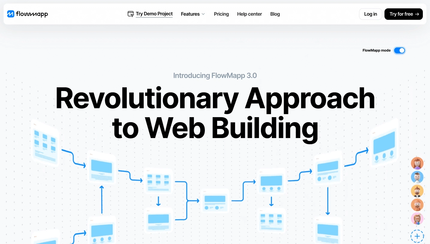 FlowMapp Landing Page