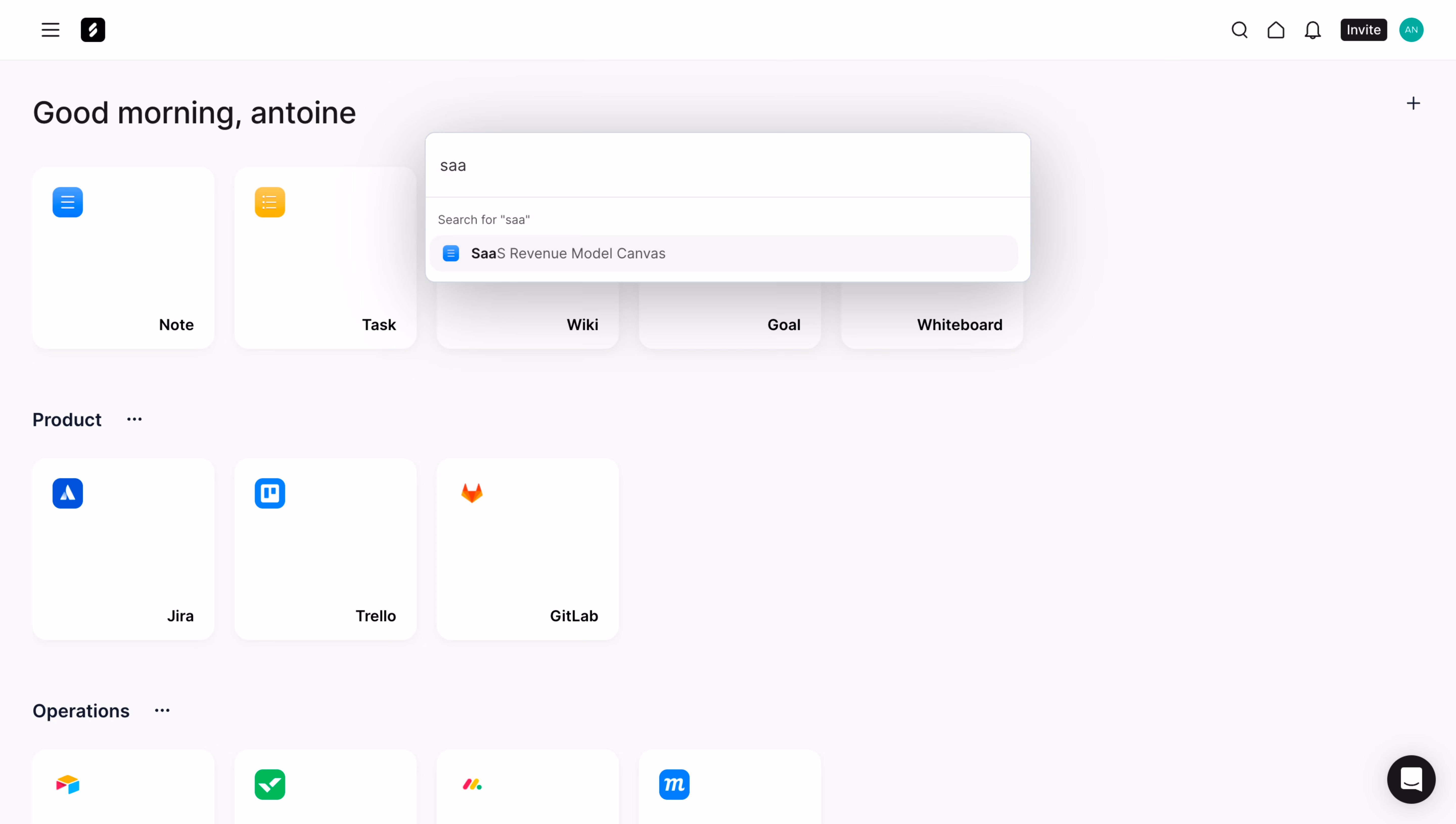 Frame Search Modal