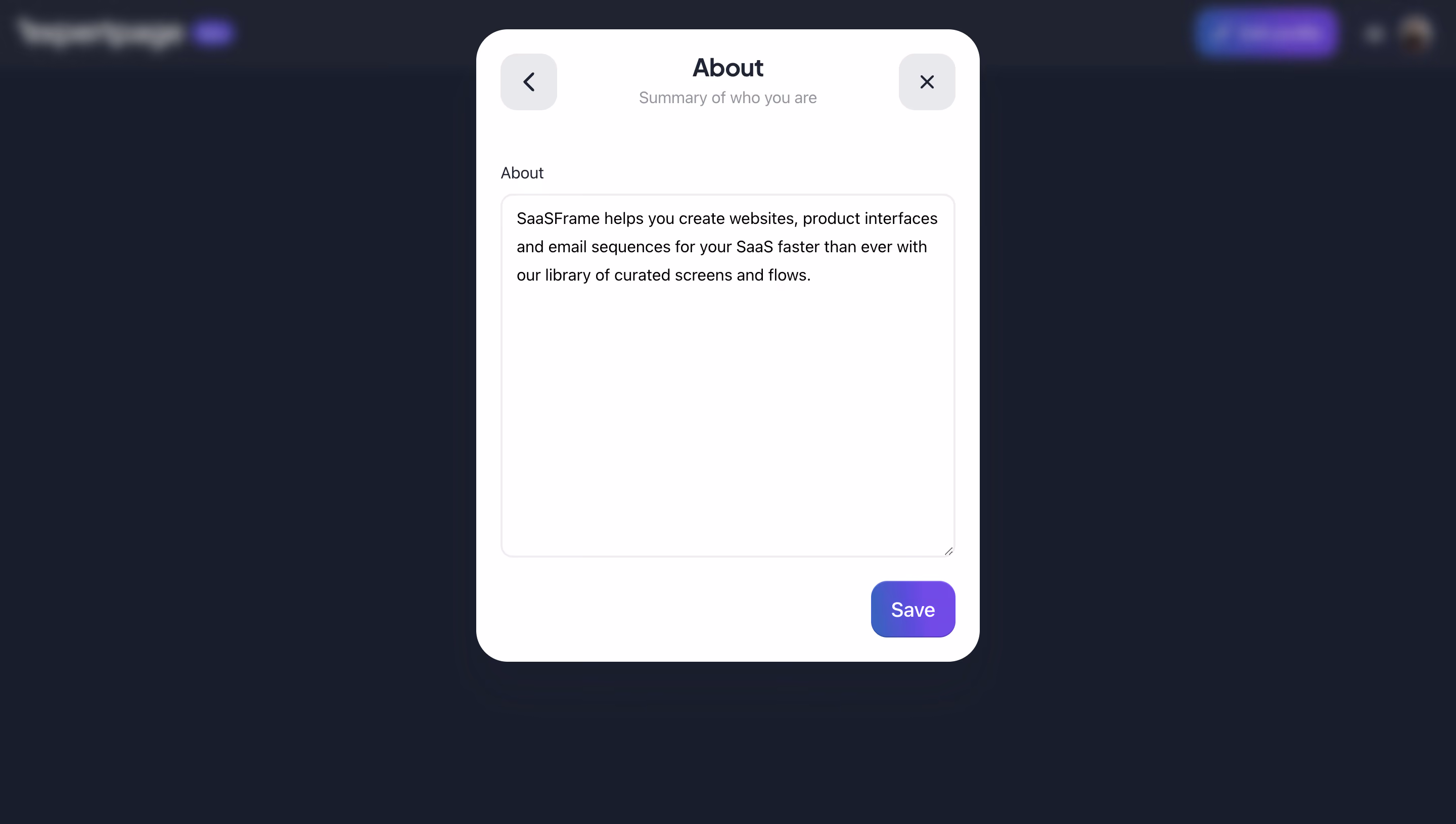 Expertpage Edit About
