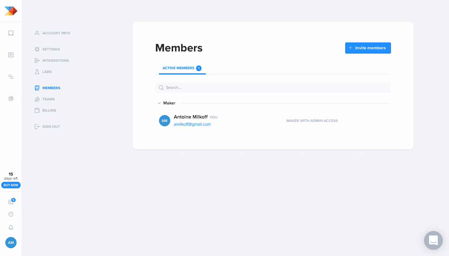 ProductBoard Invite Team Members
