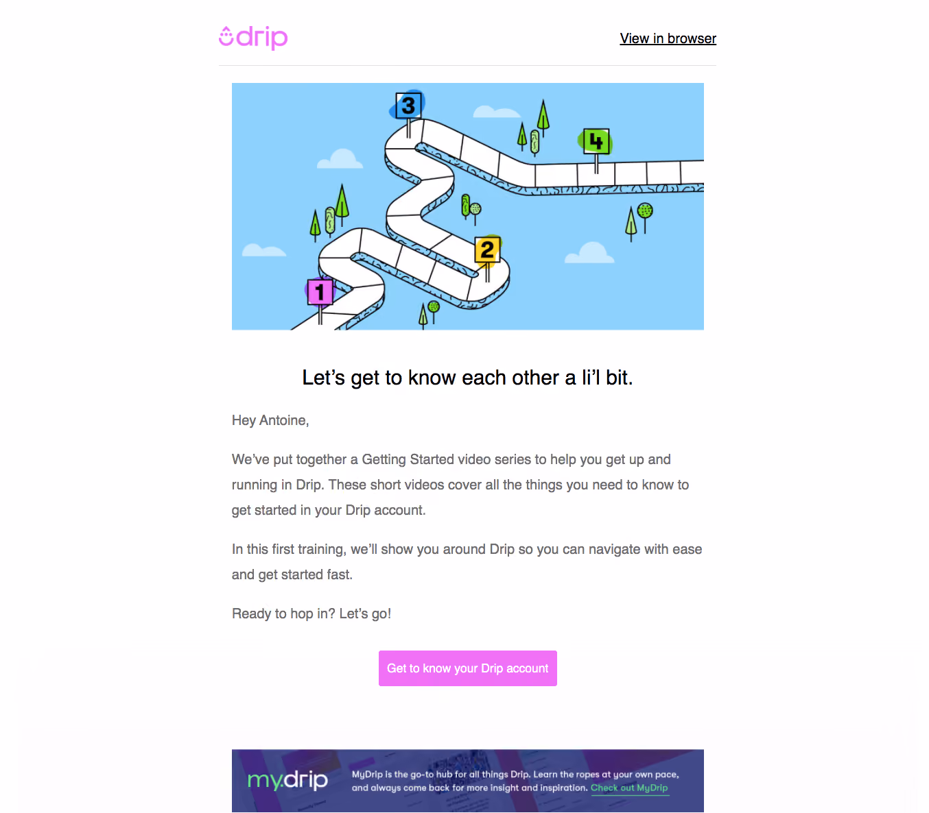 Drip Onboarding Emails