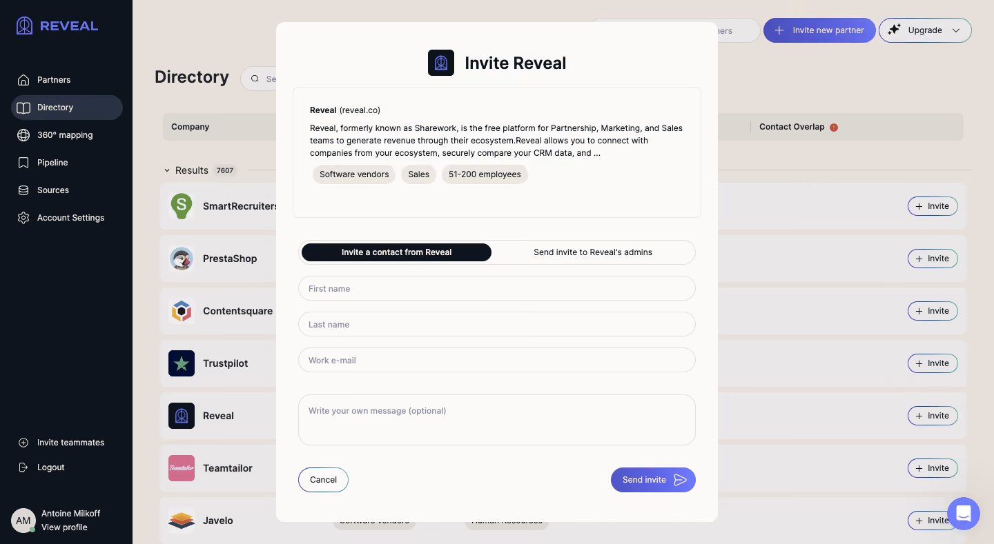 Reveal Dashboard