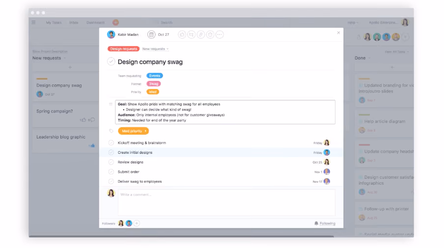 Asana Video Tour