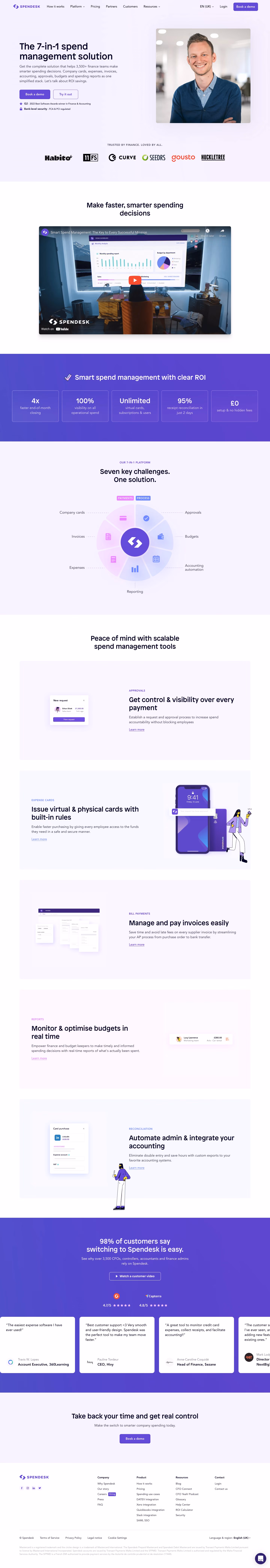 Spendesk Landing Page