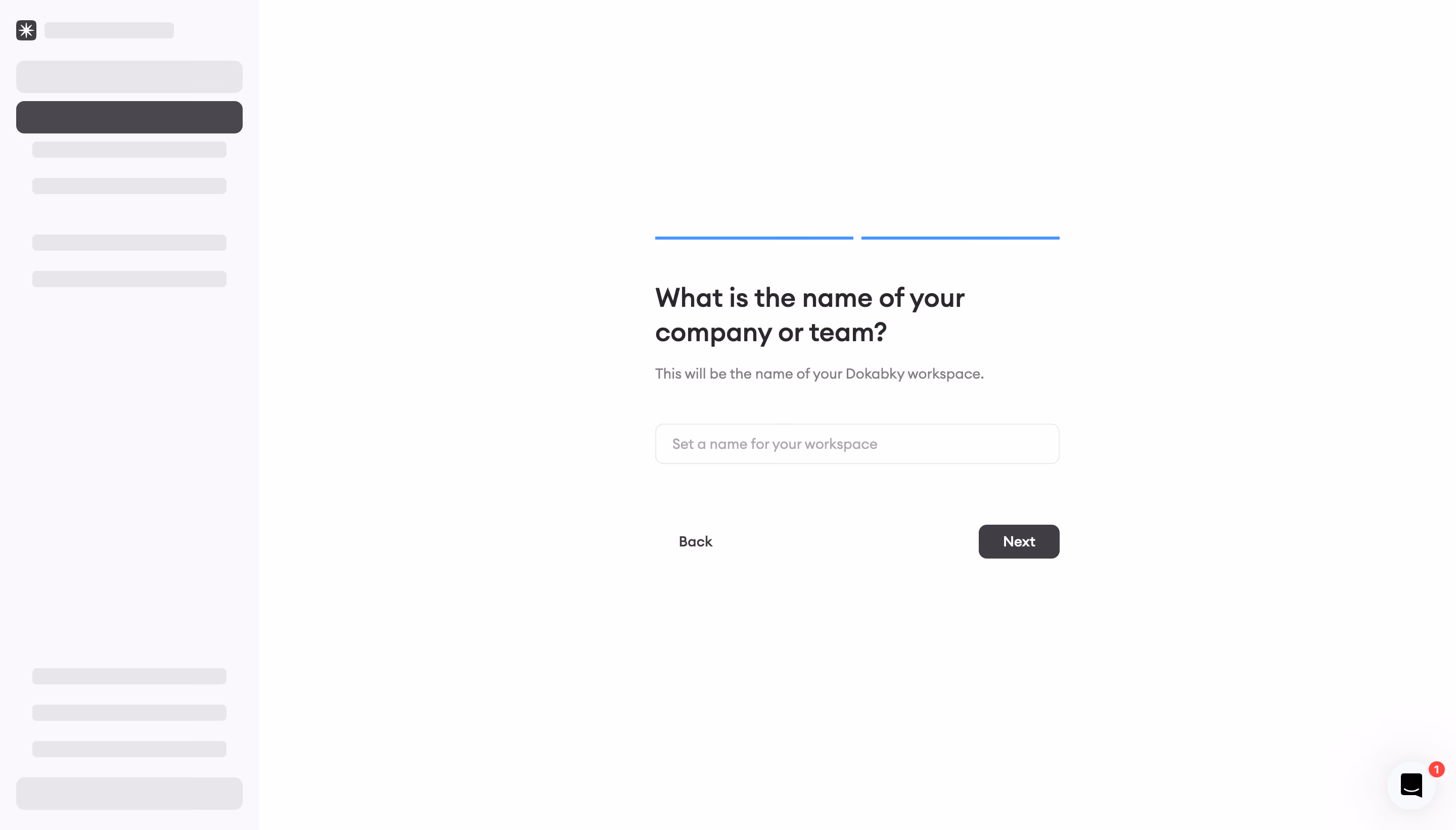 Dokably Account Setup