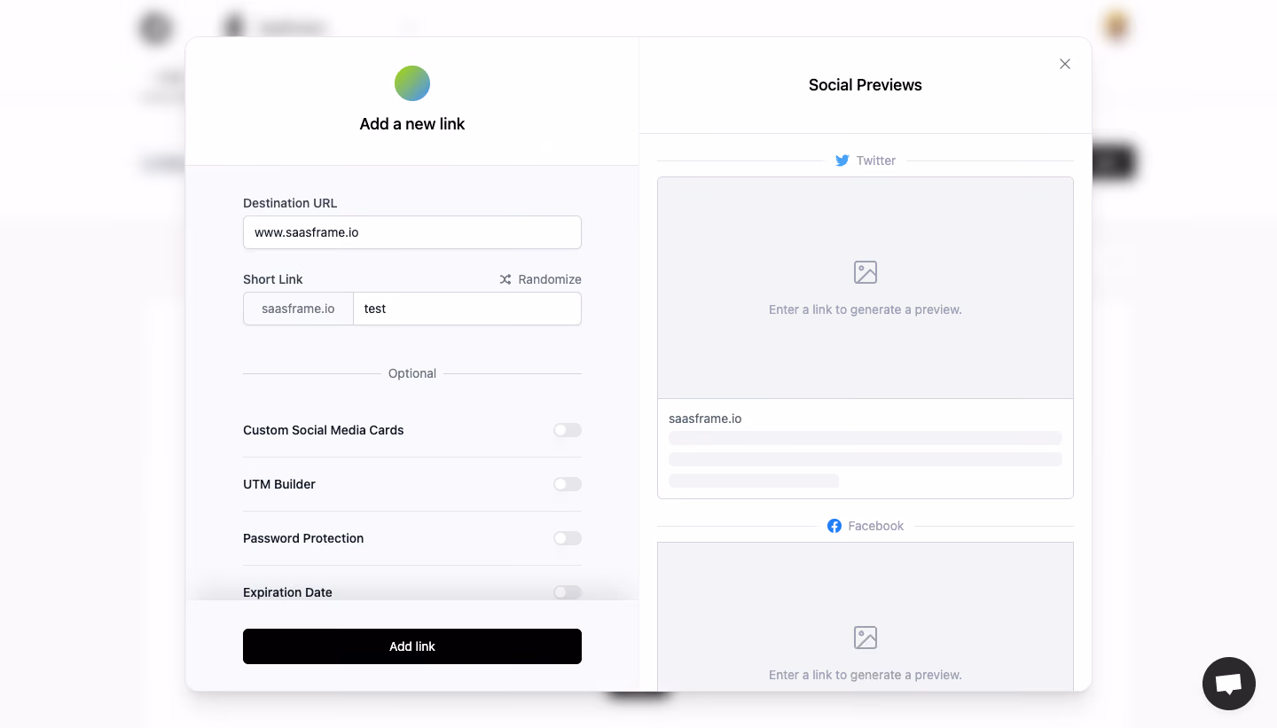 Dub Add A New Link