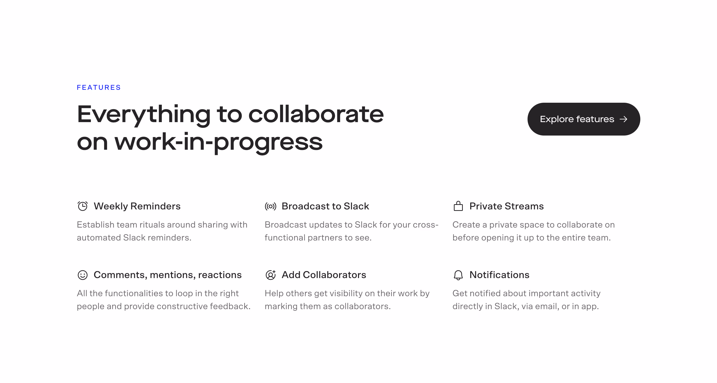 Current Feature Section