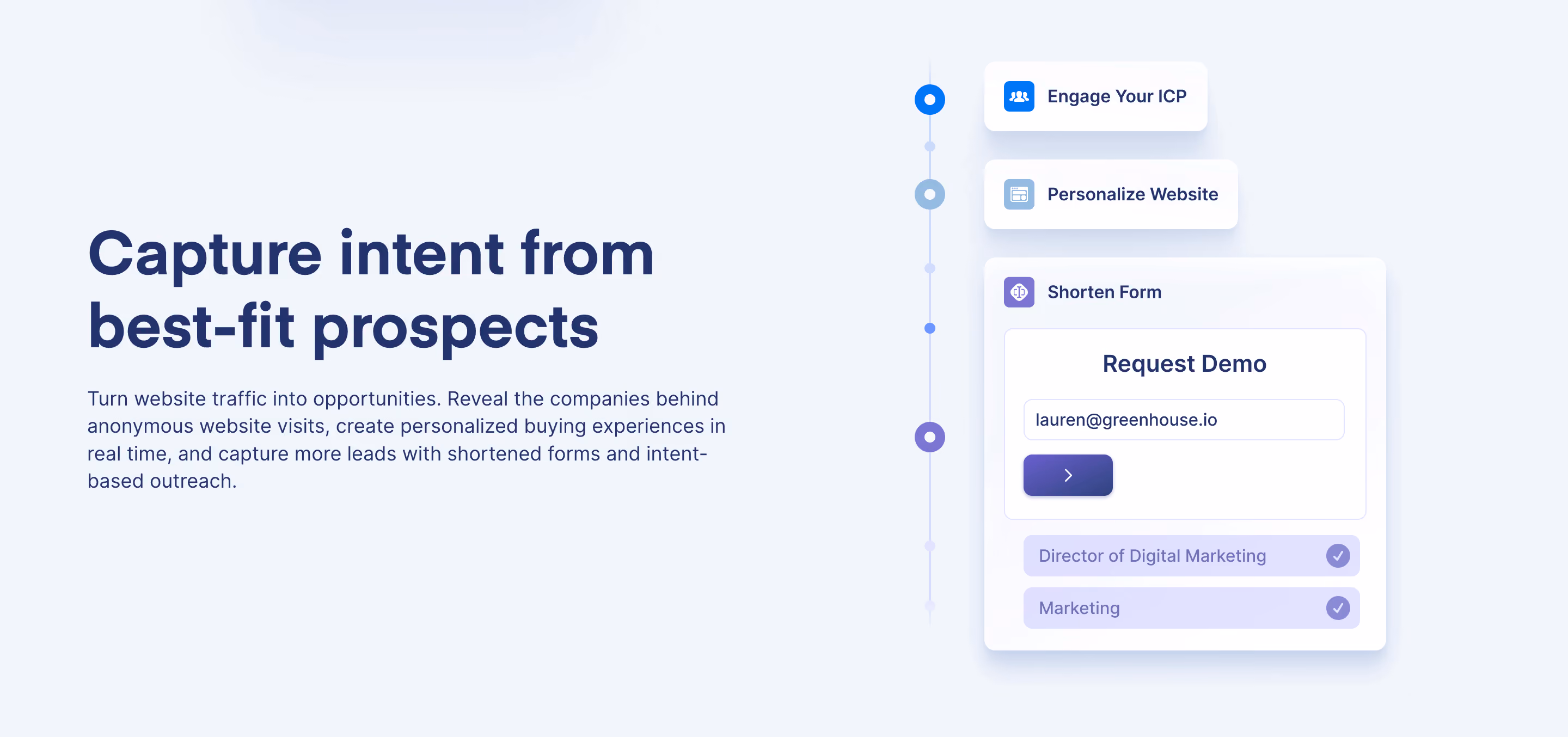 Clearbit Feature Section