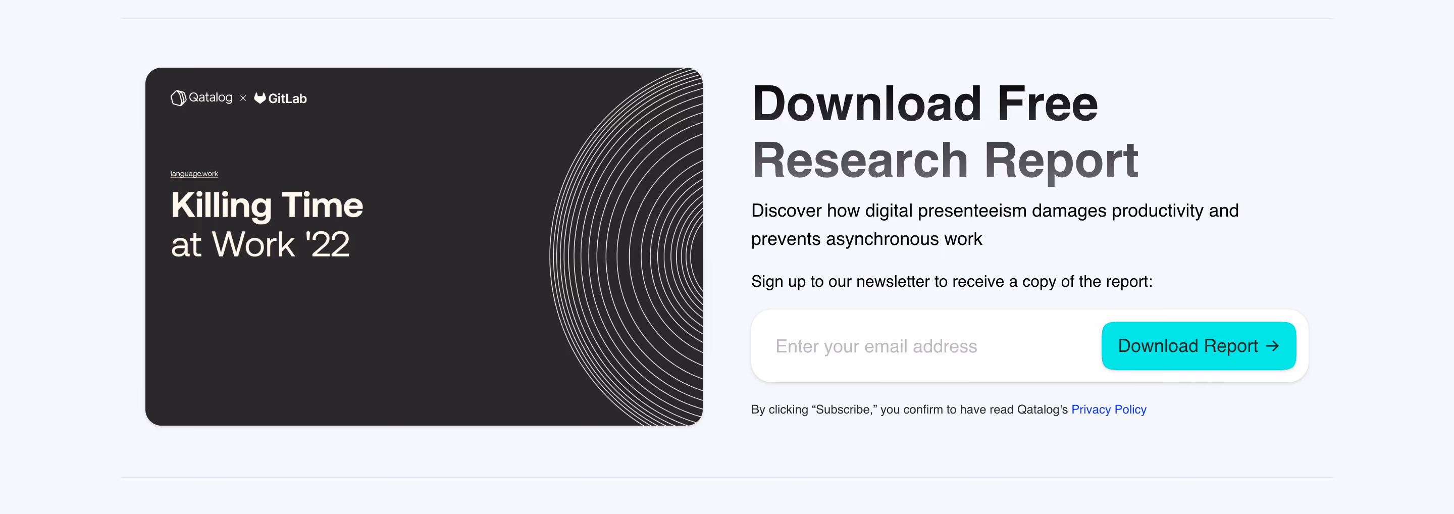 Qatalog Call To Download Section
