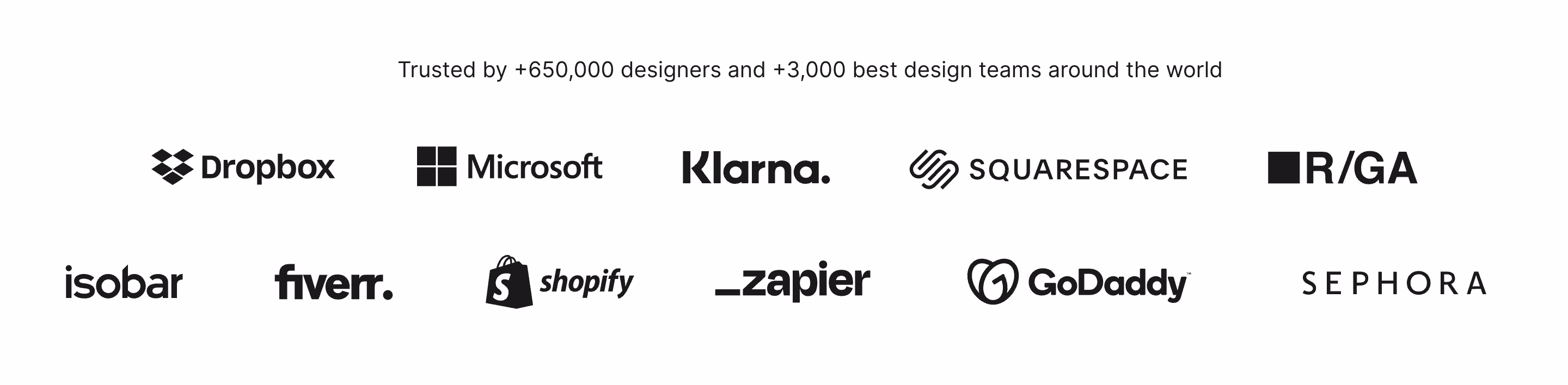 Artboard Studio Clients Logo Section