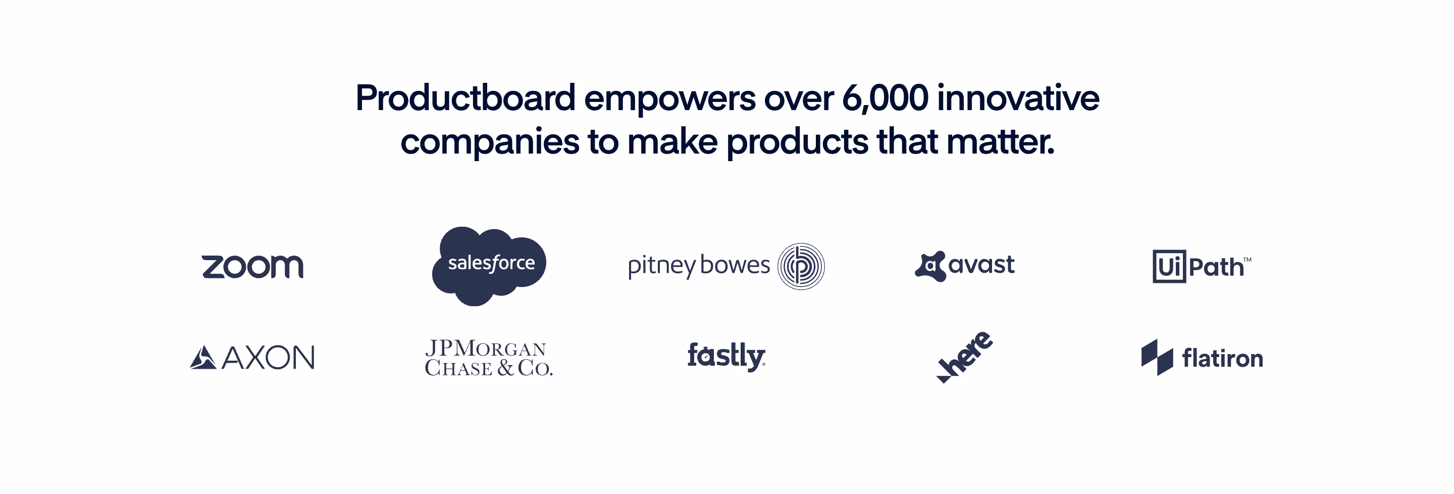 ProductBoard Clients Logo Section