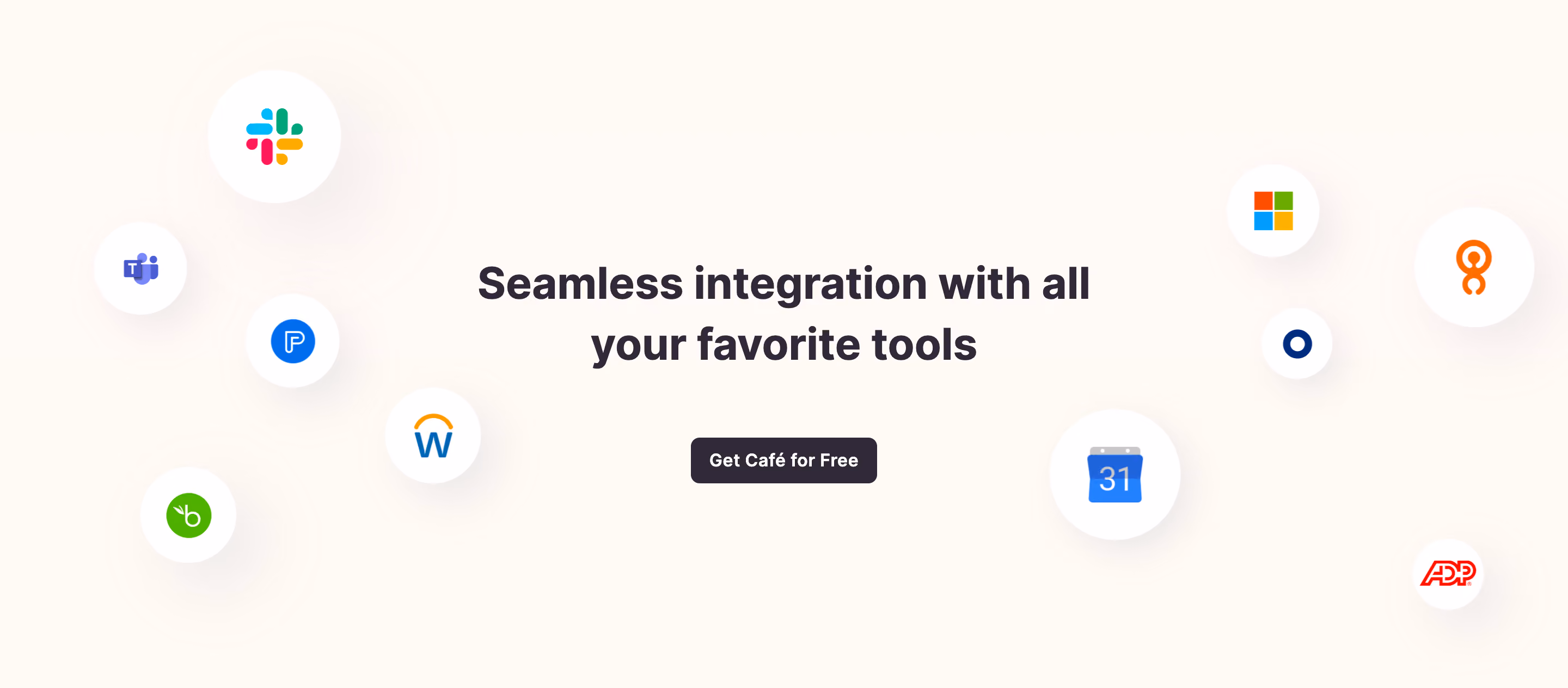 Café Integrations Section