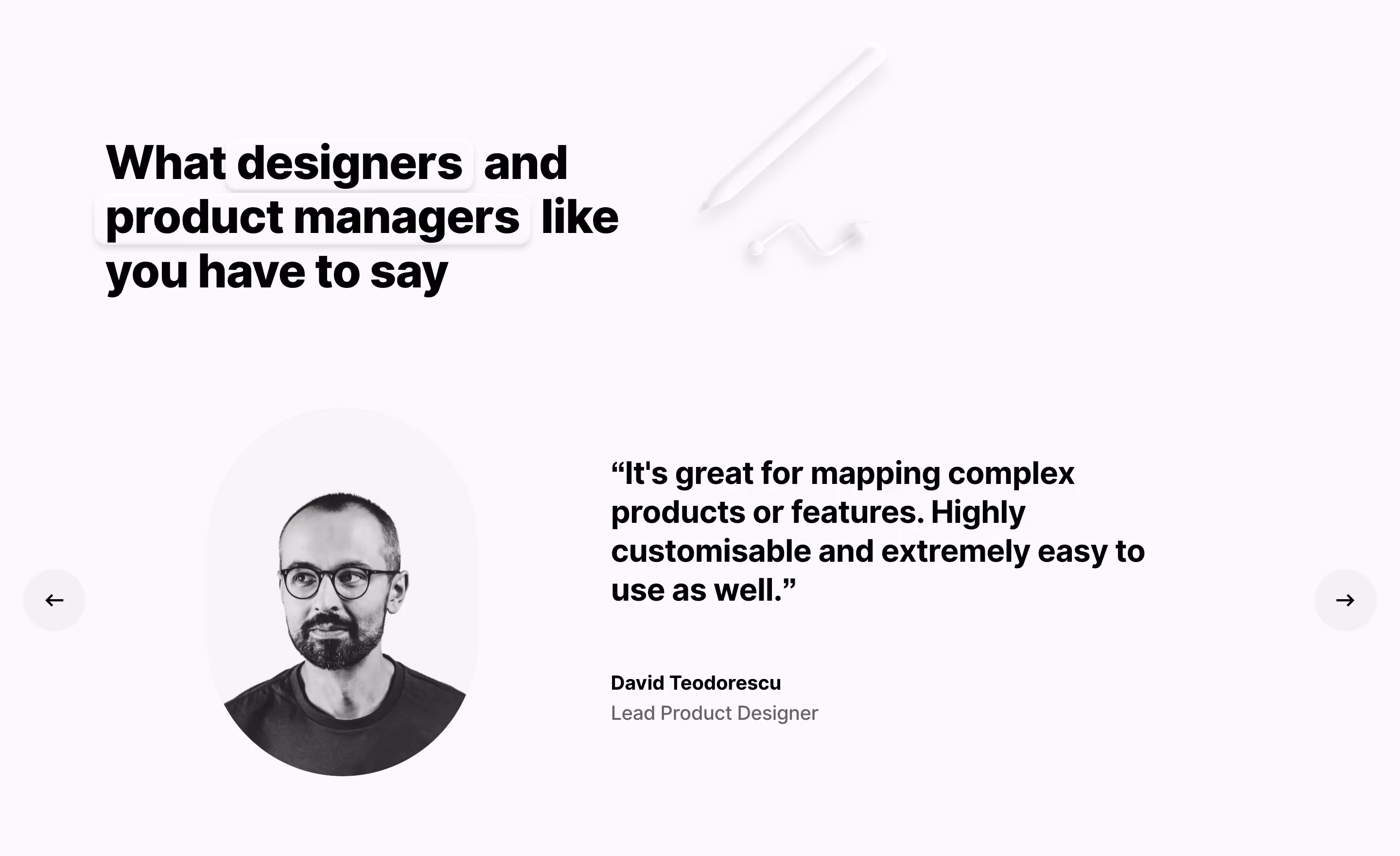 Overflow Testimonial Section