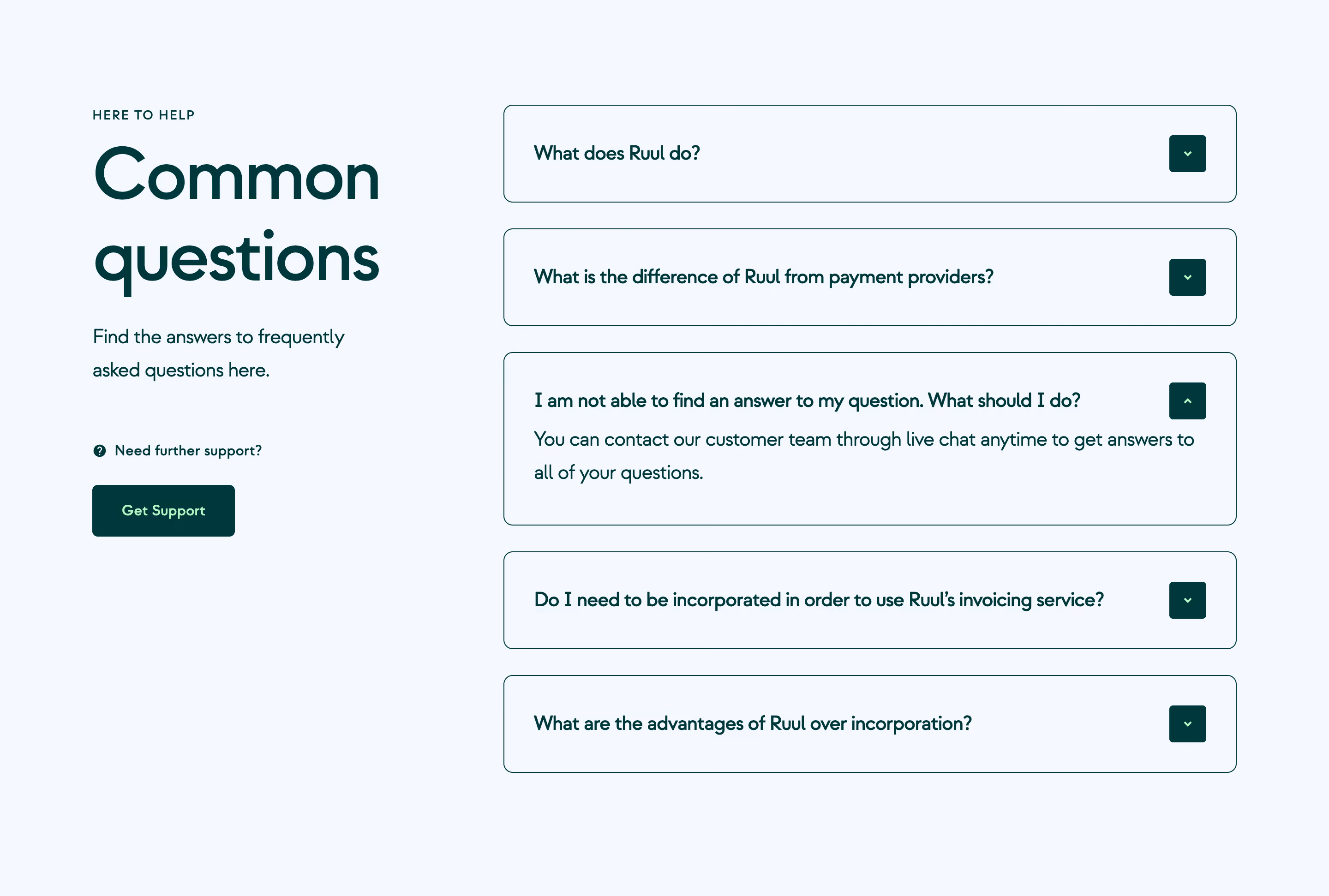 Ruul FAQ Section