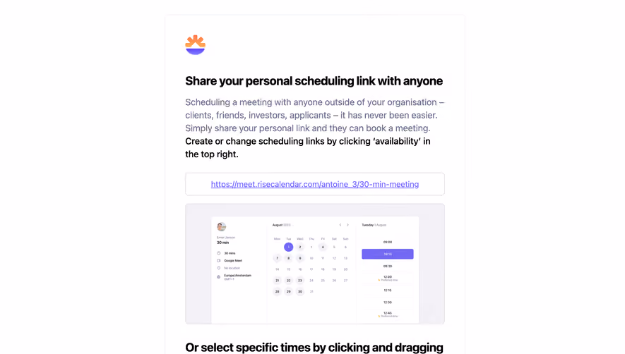 Rise Onboarding Email