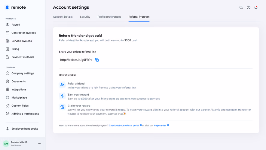 Remote Referral 