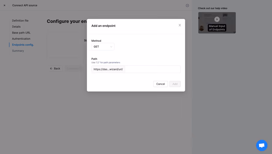 Blobr Add API Source