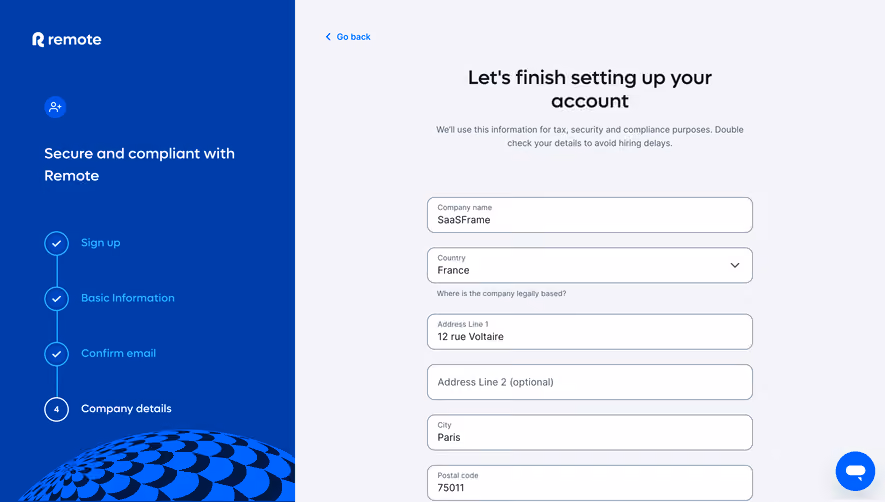 Remote Complete Company Details