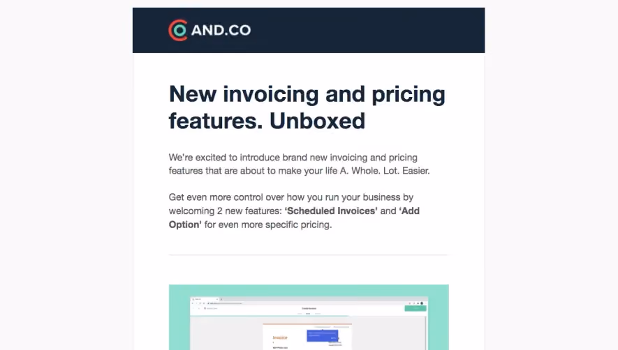 AND.CO Product Updates