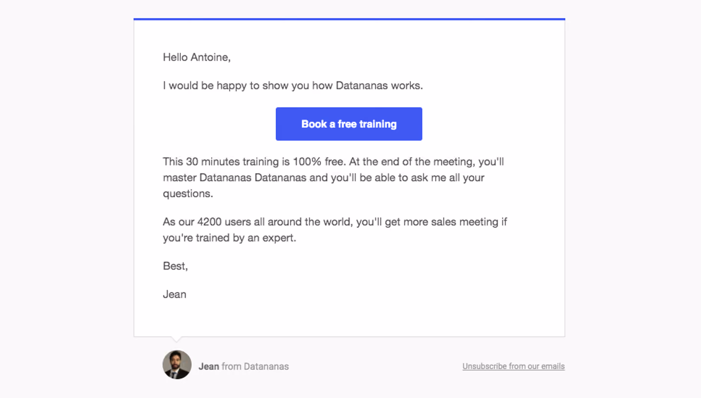 Datananas Onboarding Emails