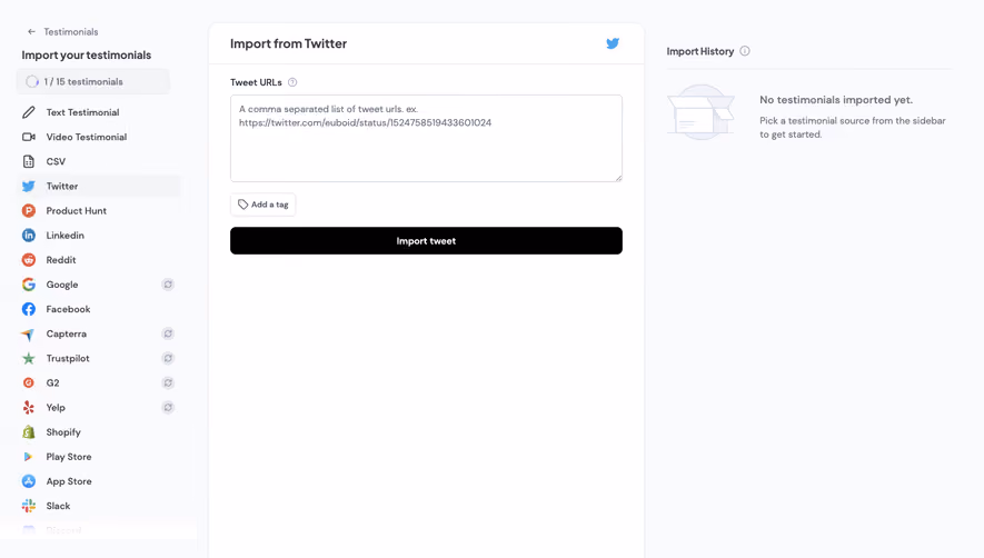Senja Import From Twitter