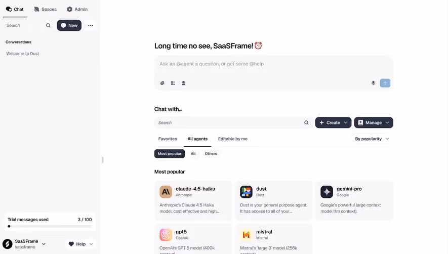 Dust Dashboard