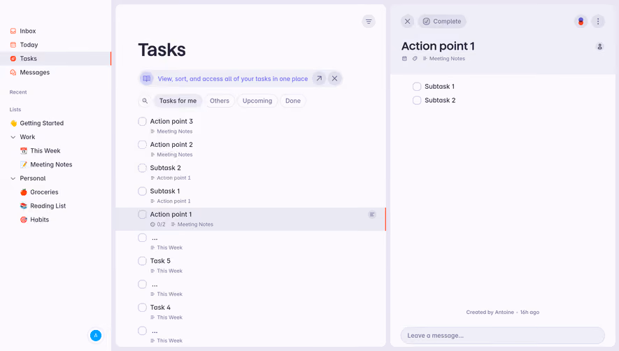 Superlist Checklist