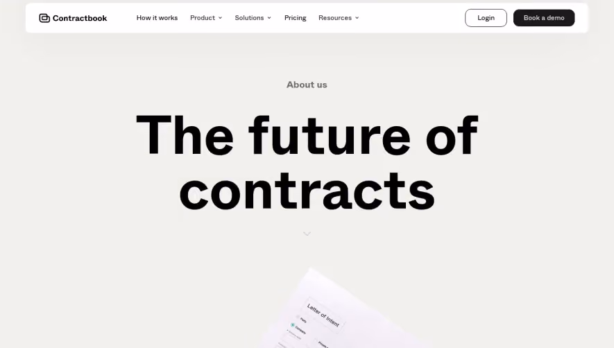 Contractbook About Page