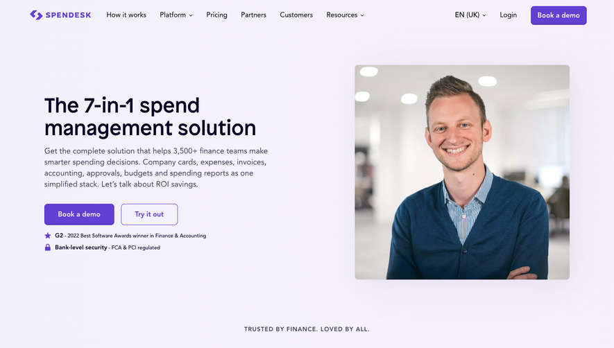 Spendesk Landing Page