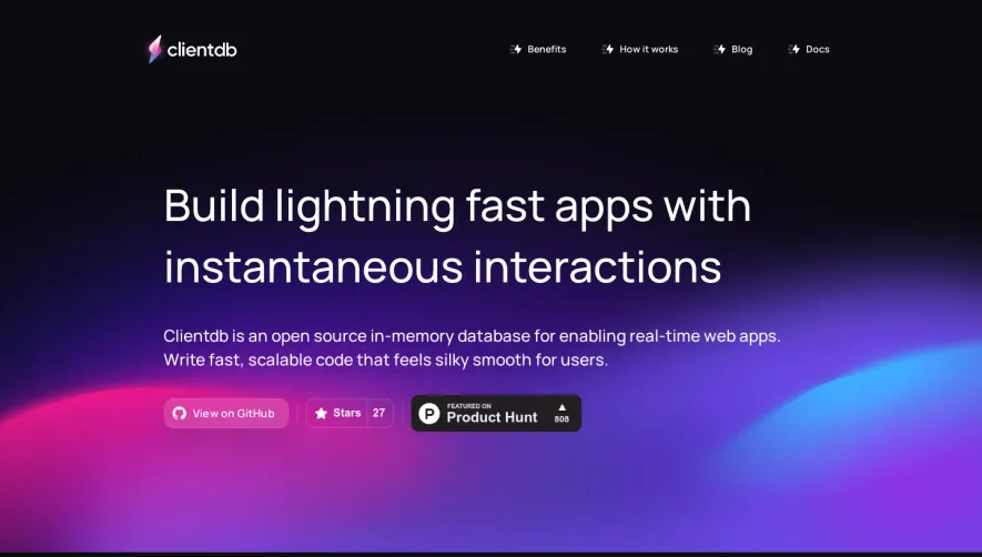 Clientdb Landing Page