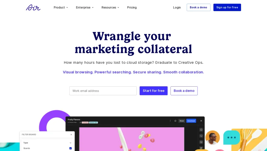 Air Landing Page