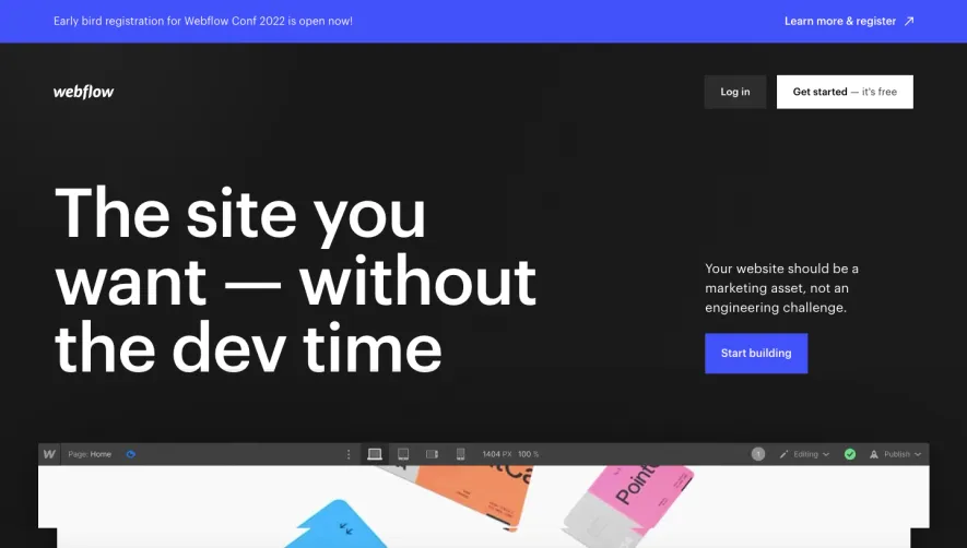 Webflow Landing Page