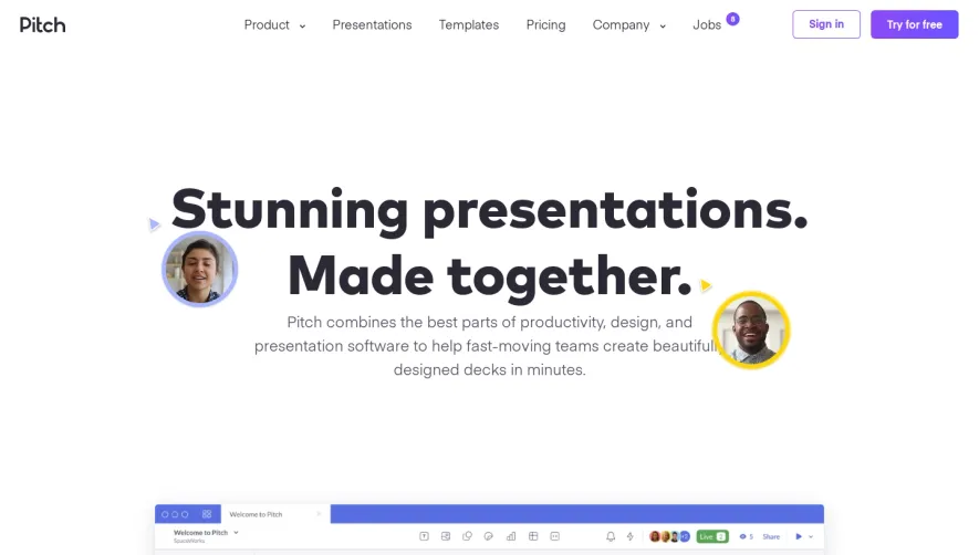Pitch Landing Page