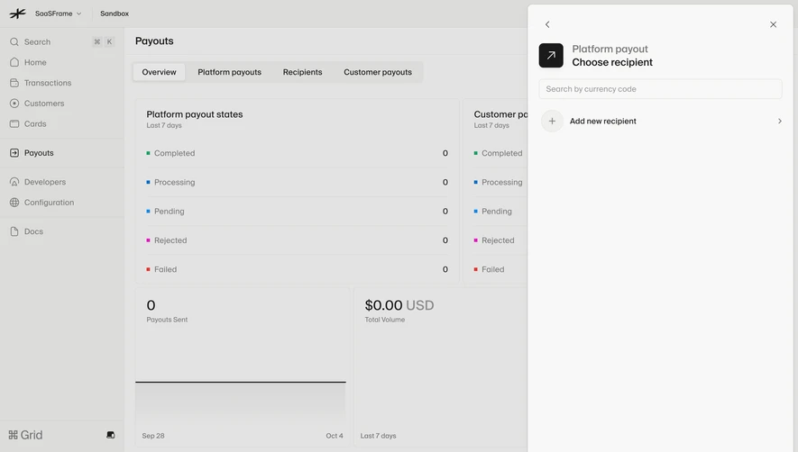 Lightspark Choose Payout Recipient