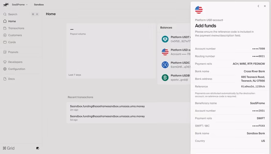 Lightspark Add Account Funds