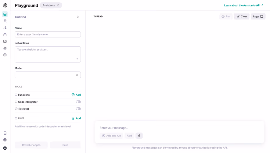 OpenAI Create An Assistant