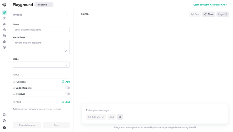 OpenAI Create An Assistant