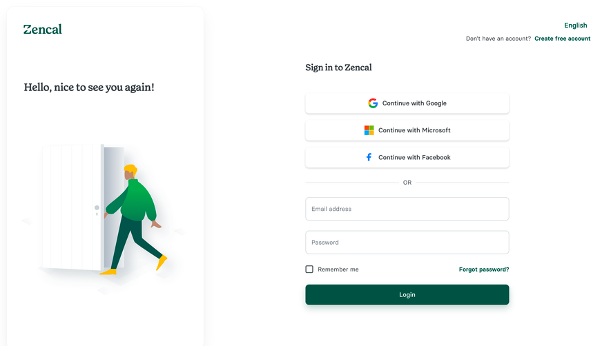 Zencal Signup