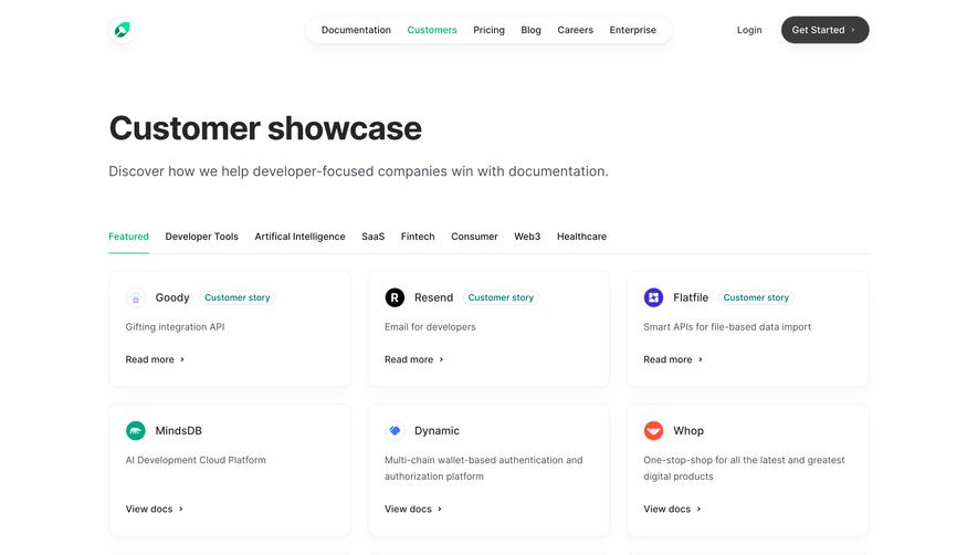 Mintlify Customers Page